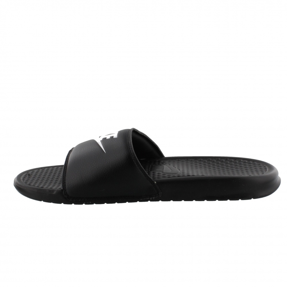 Nike Benassi Just Do It Slide Black/White - Bigfootshoes